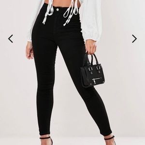 Black lawless denim jeggings